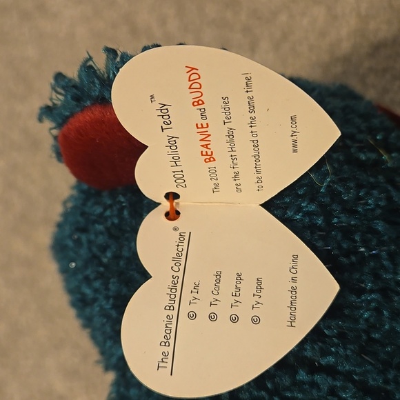 2001 Holiday Teddy 13" - Picture 6 of 9